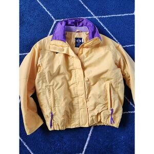 Vintage Columbia Womens Bugaboo Yellow & Purple Winter Jacket-Lg